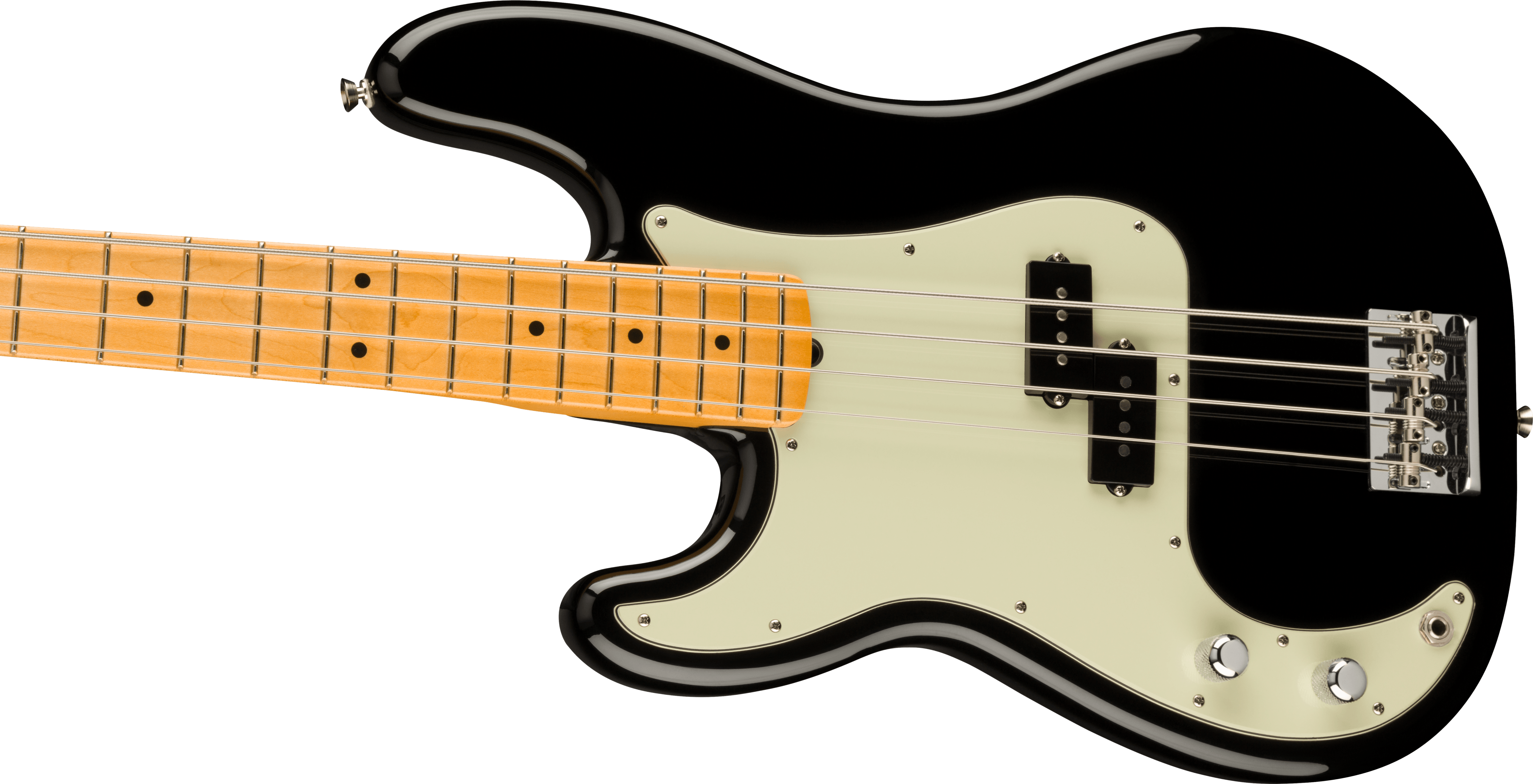 Fender Precision Bass American Professional Ii Lh Gaucher Usa Mn - Black - Bajo eléctrico de cuerpo sólido - Variation 2