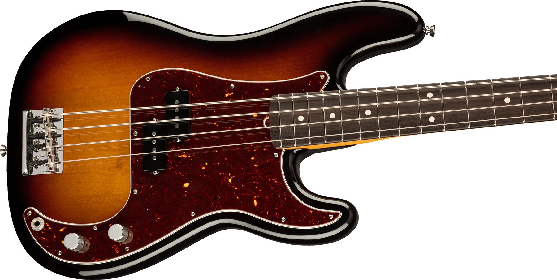 Fender Precision Bass American Professional Ii Lh Gaucher Usa Rw - 3-color Sunburst - Bajo eléctrico de cuerpo sólido - Variation 2