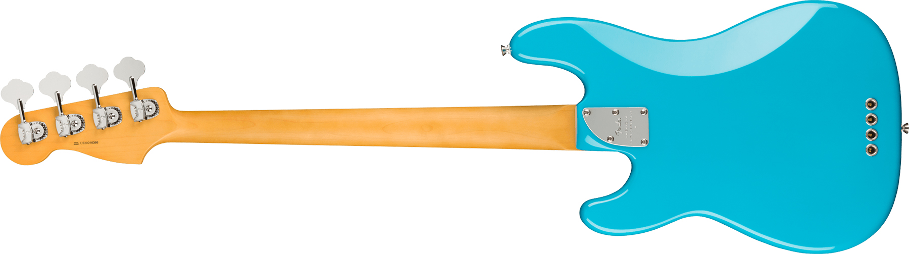 Fender Precision Bass American Professional Ii Usa Mn - Miami Blue - Bajo eléctrico de cuerpo sólido - Variation 1