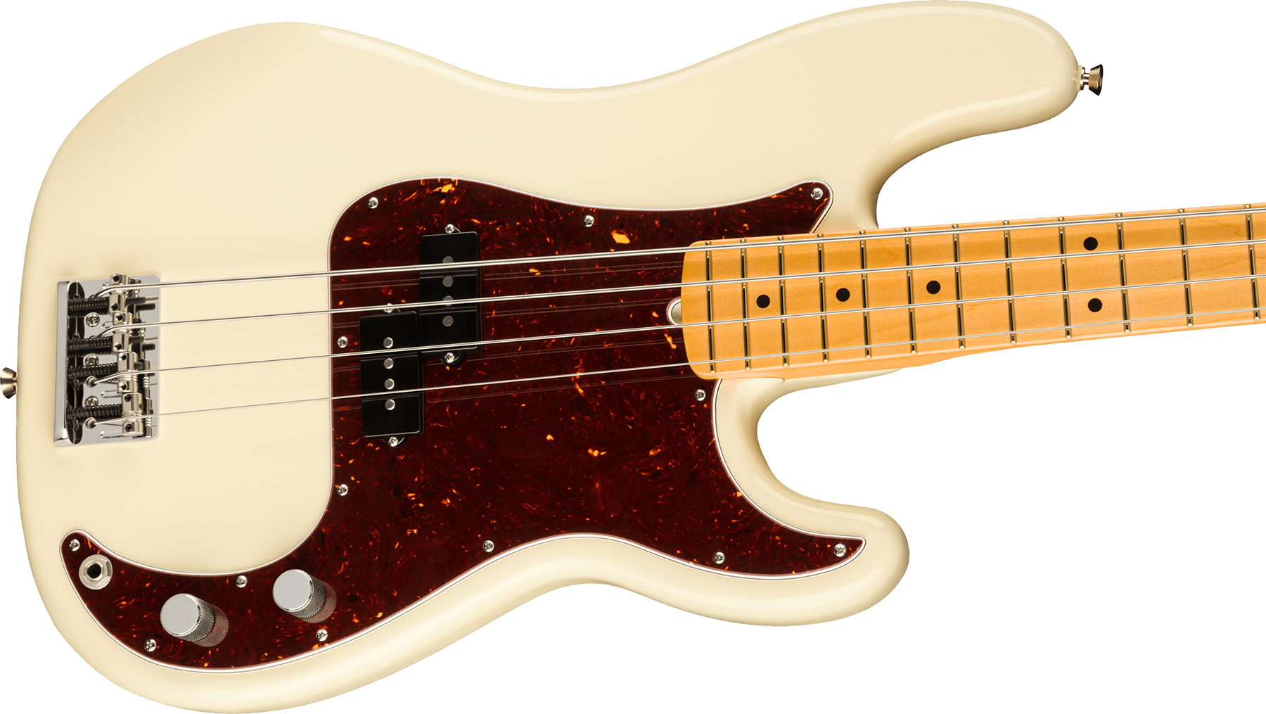 Fender Precision Bass American Professional Ii Usa Mn - Olympic White - Bajo eléctrico de cuerpo sólido - Variation 2
