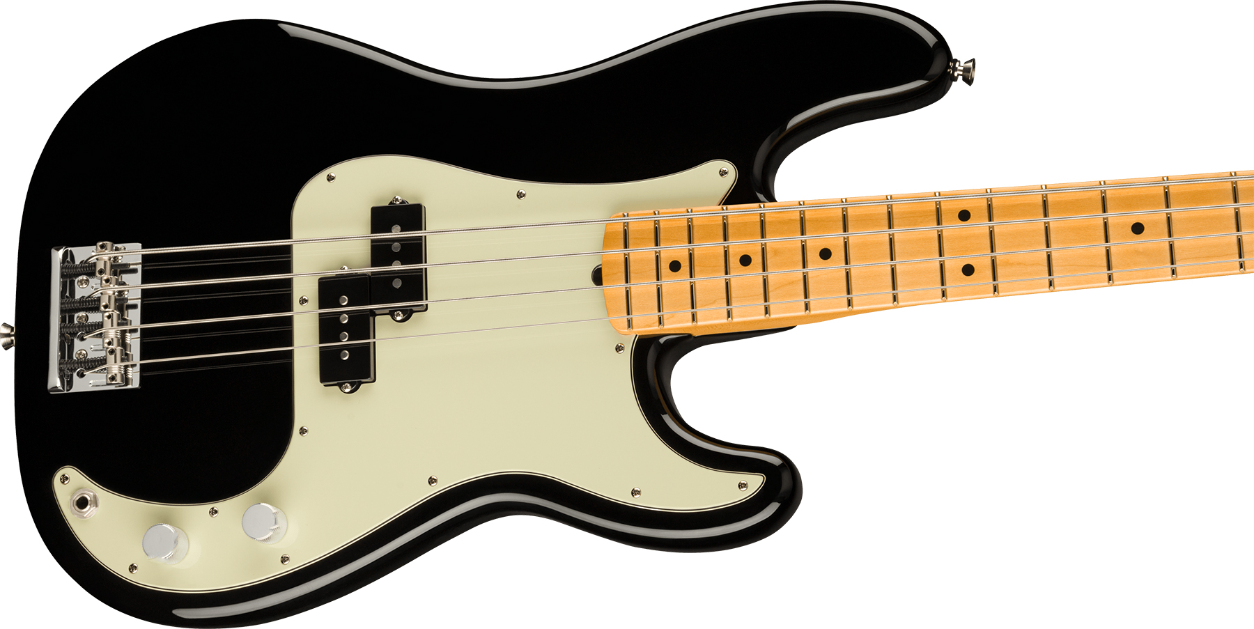 Fender Precision Bass American Professional Ii Usa Mn - Black - Bajo eléctrico de cuerpo sólido - Variation 2