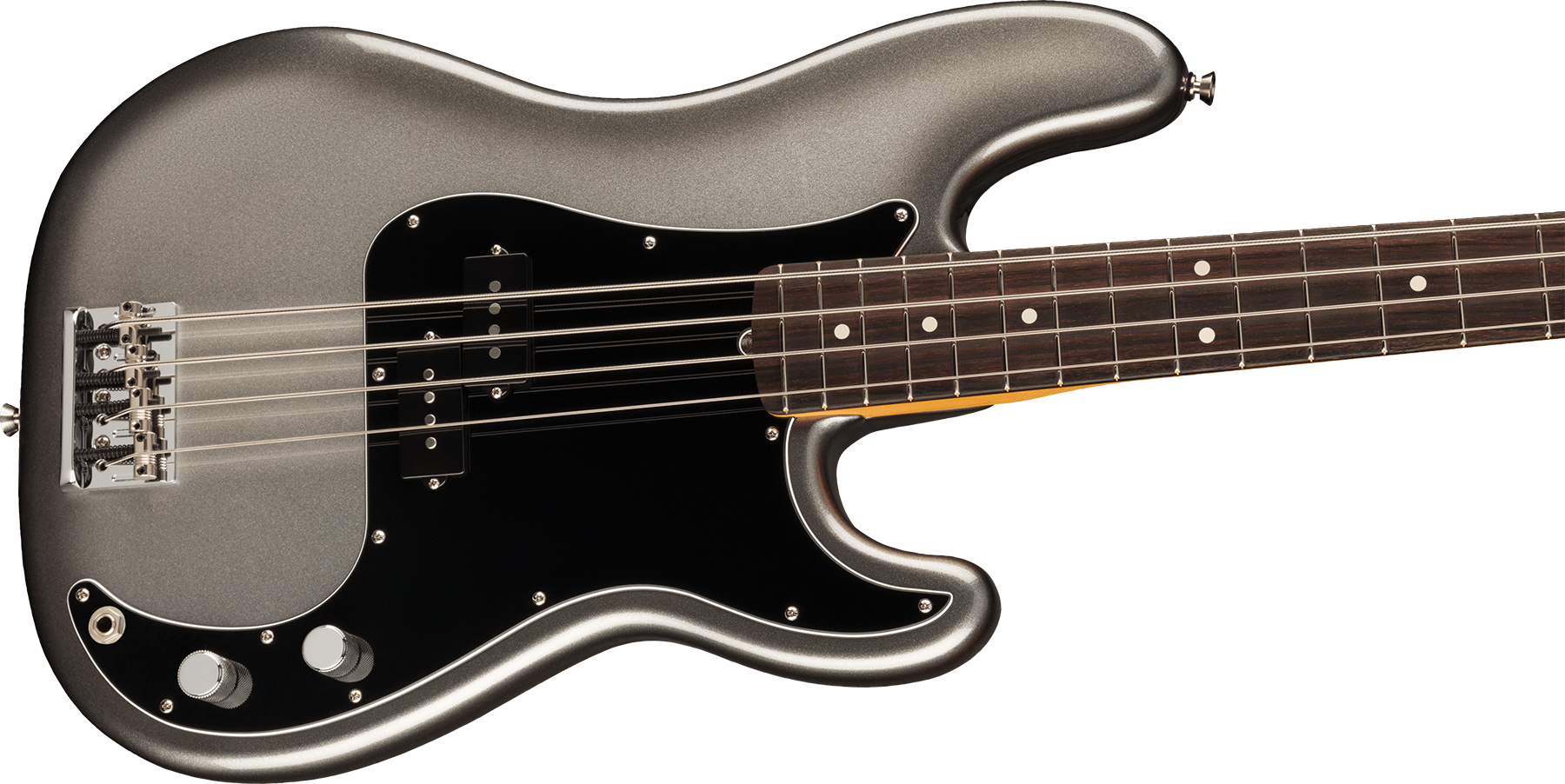 Fender Precision Bass American Professional Ii Usa Rw - Mercury - Bajo eléctrico de cuerpo sólido - Variation 2