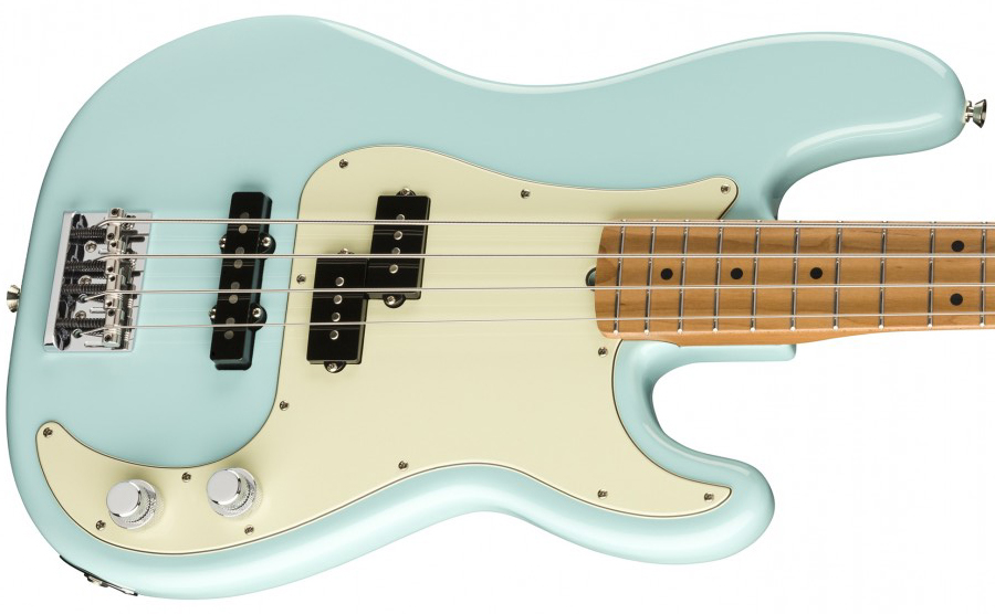 Fender Precision Bass Pj American Professional Ltd 2019 Usa Mn - Daphne Blue - Bajo eléctrico de cuerpo sólido - Variation 2