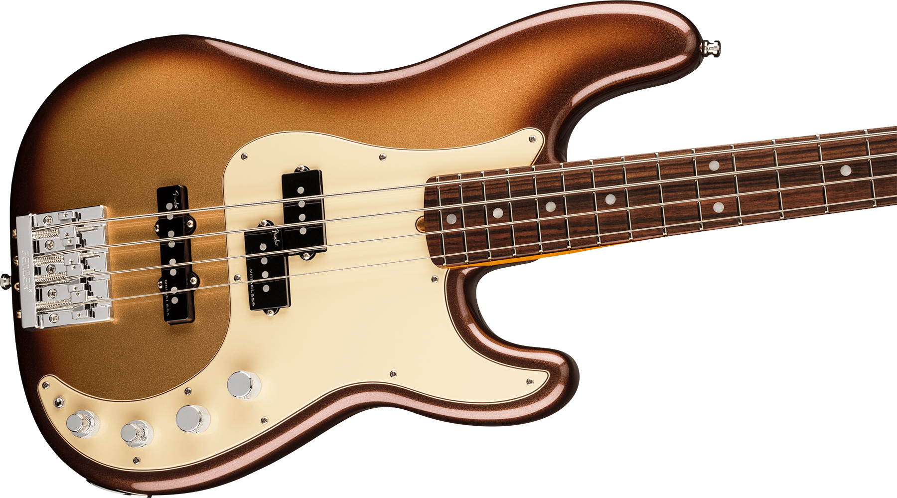 Fender Precision Bass American Ultra 2019 Usa Rw - Mocha Burst - Bajo eléctrico de cuerpo sólido - Variation 2