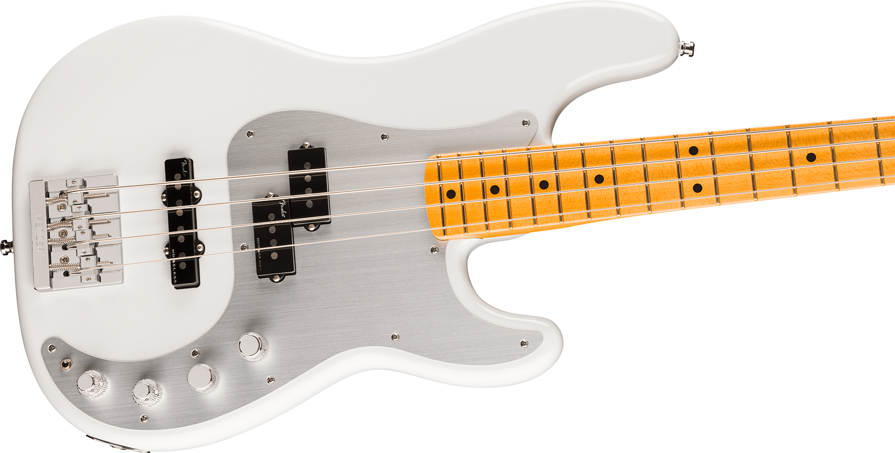 Fender Precision Bass American Ultra Ii Usa Active Mn - Avalanche - Bajo eléctrico de cuerpo sólido - Variation 2