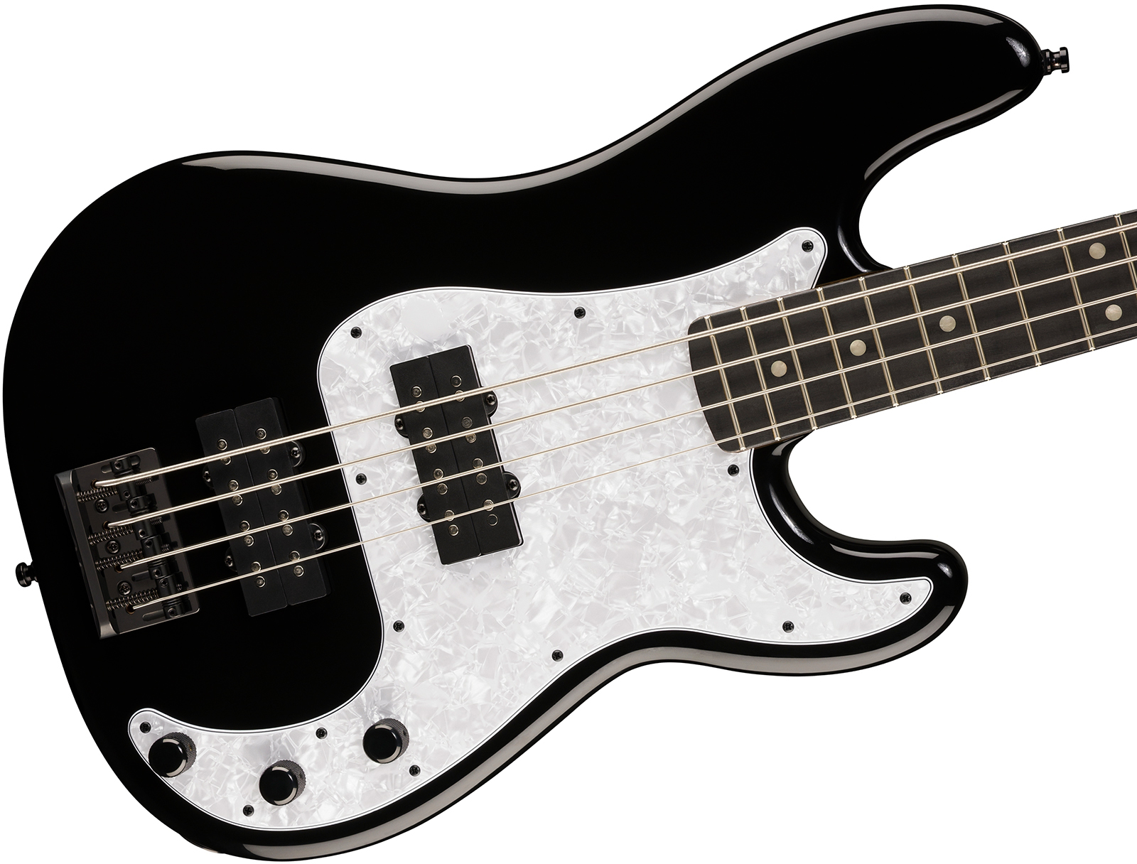 Fender Precision Bass Hh Player Fusion Ltd 2h Eb - Black - Bajo eléctrico de cuerpo sólido - Variation 2