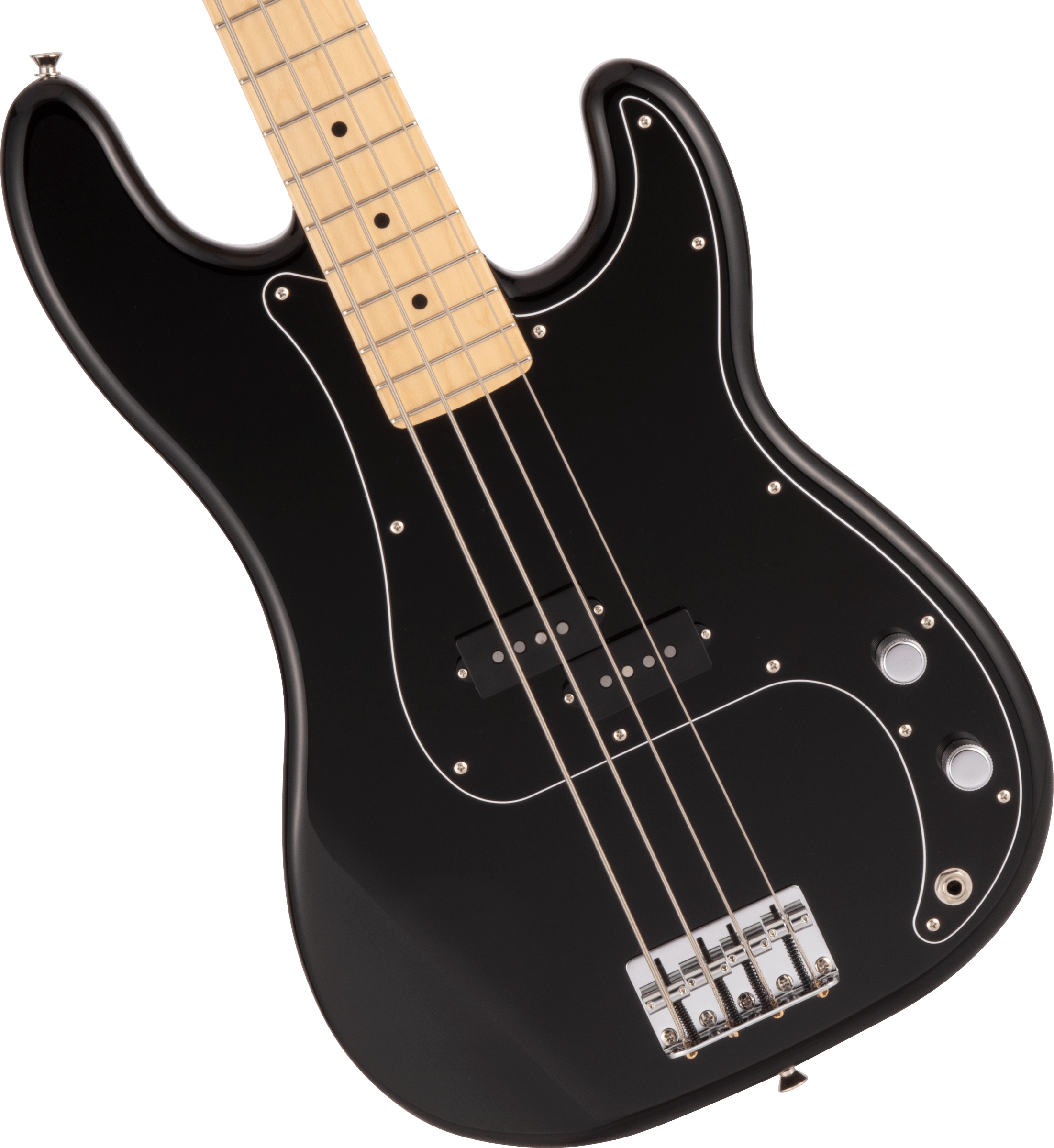 Fender Precision Bass Hybrid Ii Japan Mn - Black - Bajo eléctrico de cuerpo sólido - Variation 2