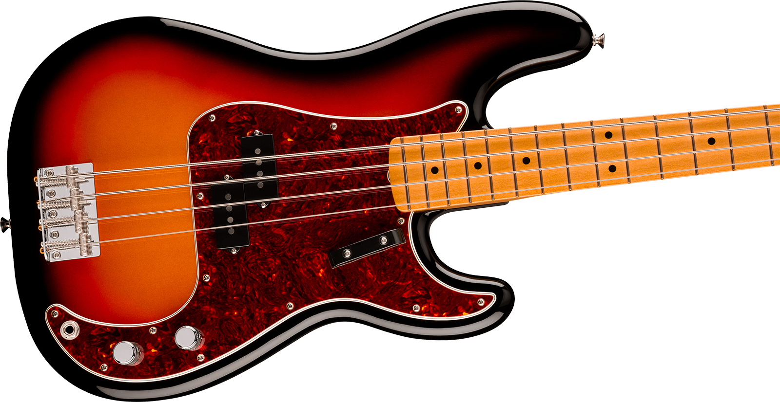 Fender Precision Bass Late 60s Vintera 3 Mex Mn - 3-color Sunburst - Bajo eléctrico de cuerpo sólido - Variation 2