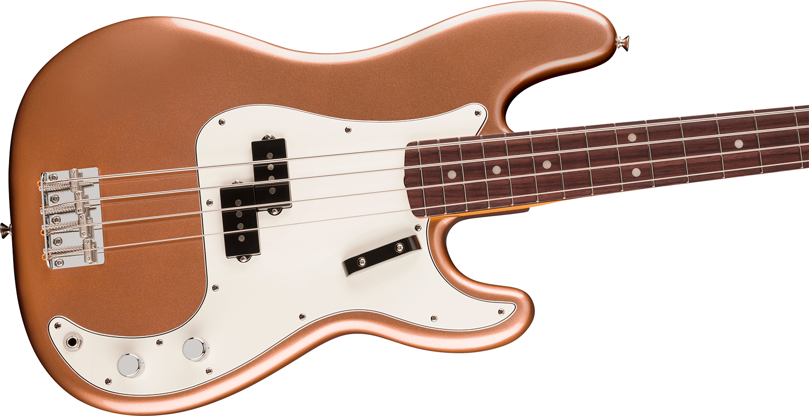 Fender Precision Bass Late 60s Vintera 3 Mex Rw - Firemist Gold - Bajo eléctrico de cuerpo sólido - Variation 2