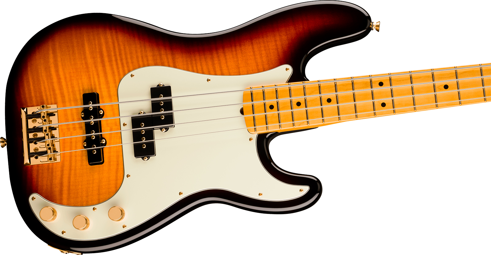 Fender Precision Bass Pj American Pro Ii 75th Ann. Usa Rw - 2-color Sunburst - Bajo eléctrico de cuerpo sólido - Variation 3