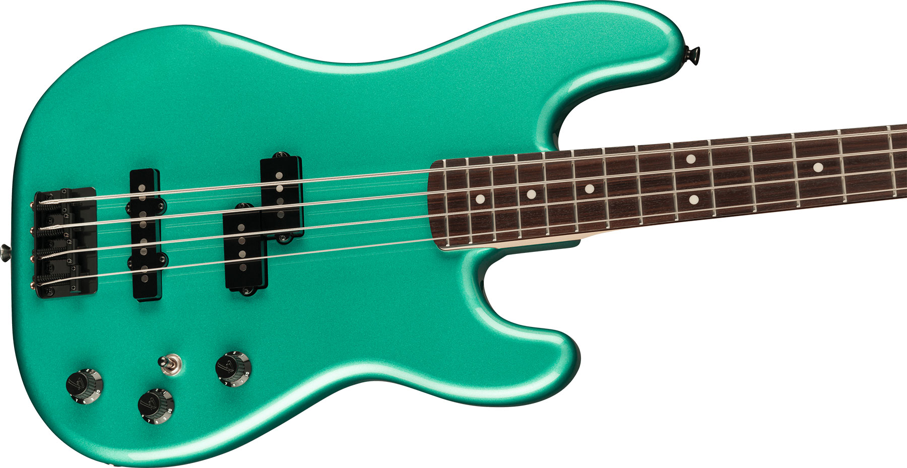 Fender Precision Bass Pj Boxer Jap Rw - Sherwood Green Metallic - Bajo eléctrico de cuerpo sólido - Variation 2