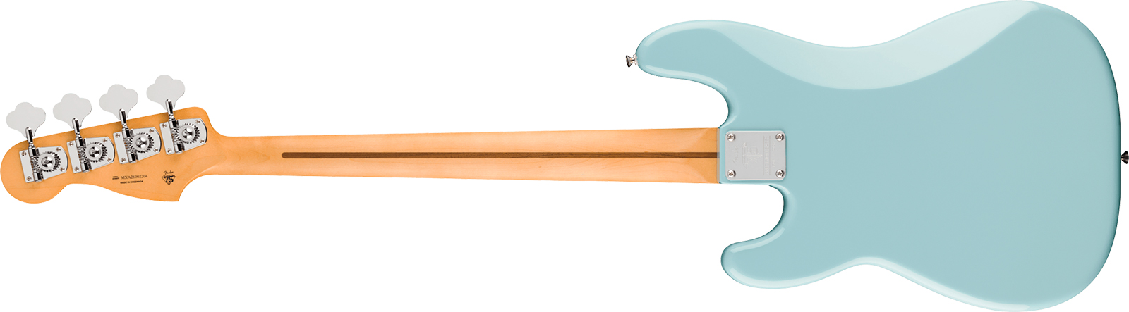 Fender Precision Bass Player Ii 75th Ann. Mex Ht 2s Rw - Daphne Blue - Bajo eléctrico de cuerpo sólido - Variation 1