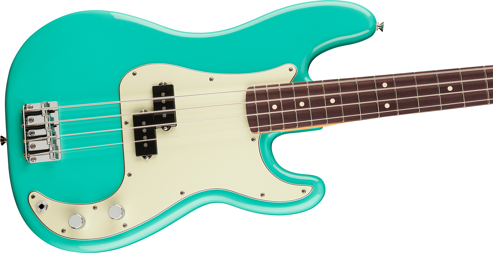 Fender Precision Bass Player Ii 75th Ann. Mex Ht 2s Rw - Seafoam Green - Bajo eléctrico de cuerpo sólido - Variation 2