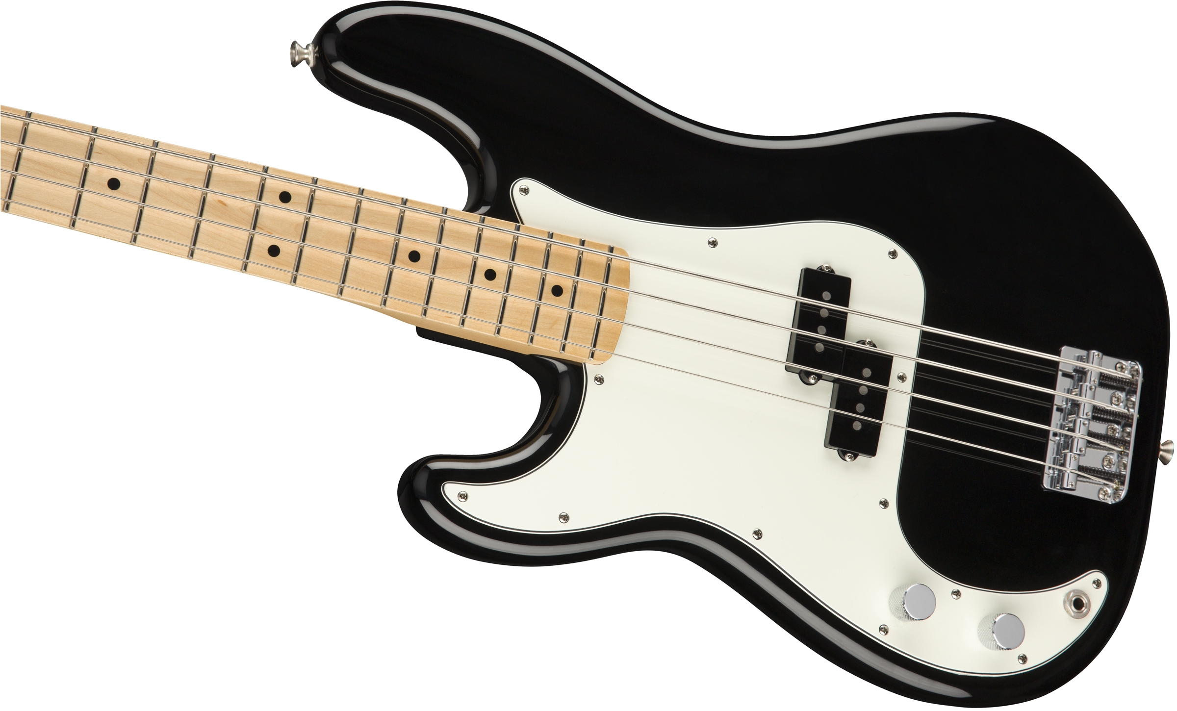Fender Precision Bass Player Lh Gaucher Mex Mn - Black - Bajo eléctrico de cuerpo sólido - Variation 3