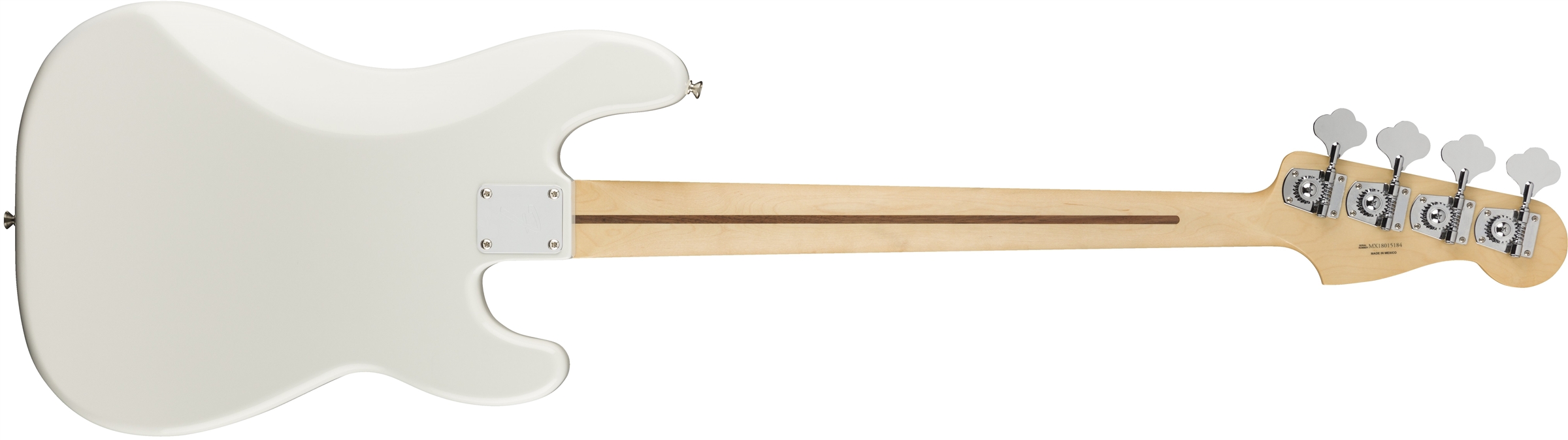 Fender Precision Bass Player Lh Gaucher Mex Pf - Polar White - Bajo eléctrico de cuerpo sólido - Variation 1