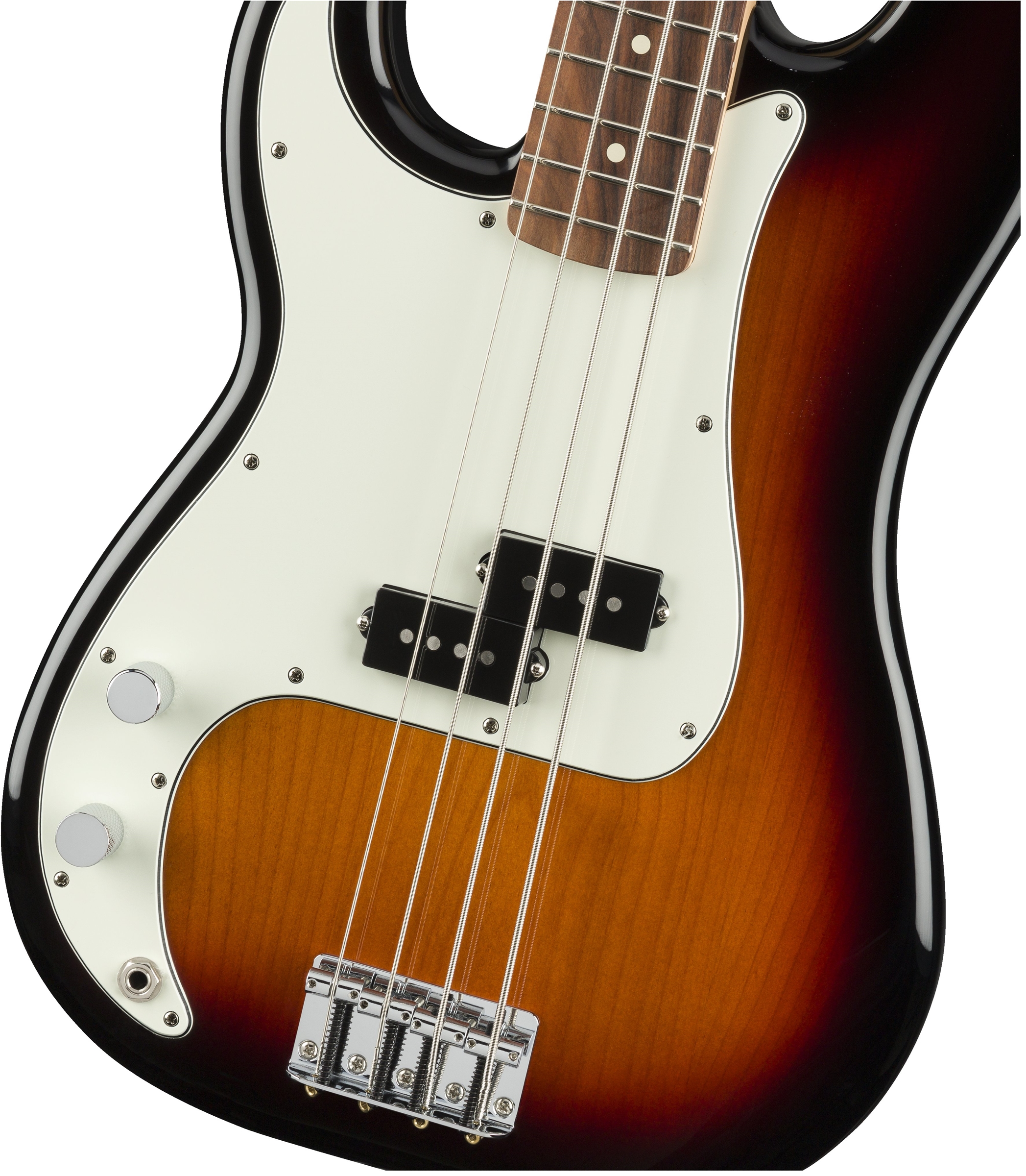 Fender Precision Bass Player Lh Gaucher Mex Pf - 3-color Sunburst - Bajo eléctrico de cuerpo sólido - Variation 2