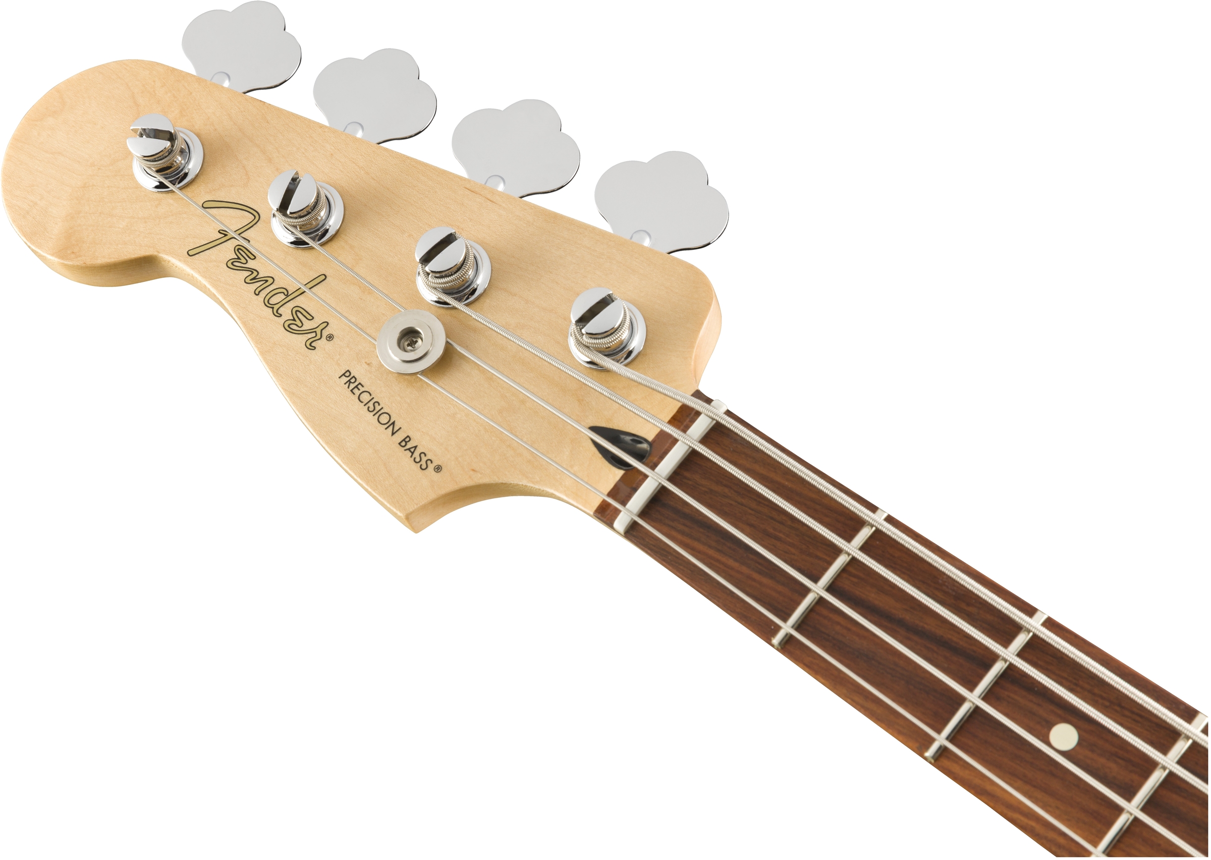 Fender Precision Bass Player Lh Gaucher Mex Pf - Polar White - Bajo eléctrico de cuerpo sólido - Variation 4