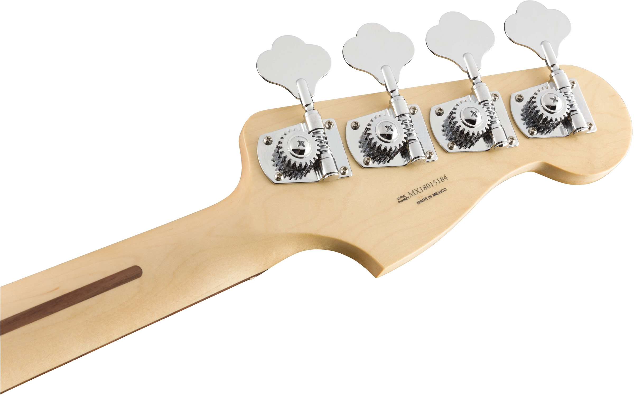 Fender Precision Bass Player Lh Gaucher Mex Pf - Polar White - Bajo eléctrico de cuerpo sólido - Variation 5