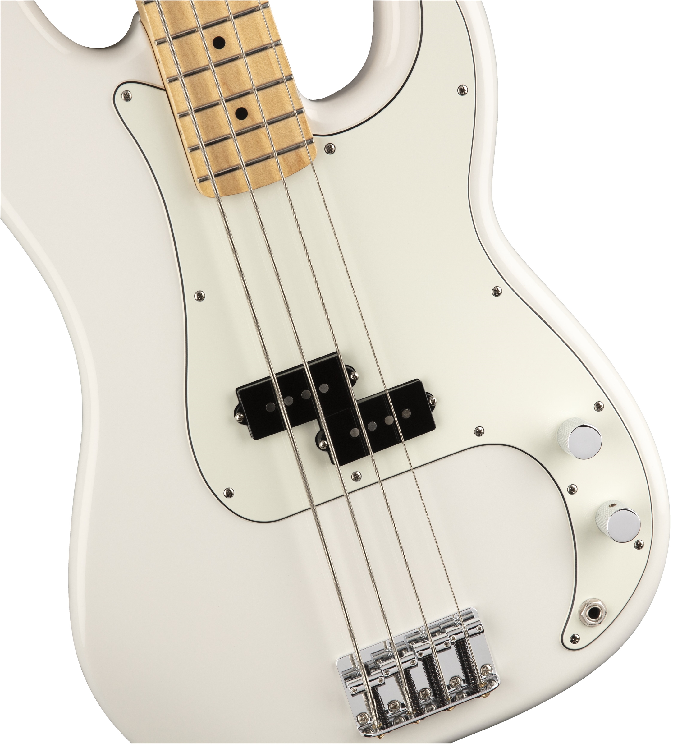Fender Precision Bass Player Mex Mn - Polar White - Bajo eléctrico de cuerpo sólido - Variation 2