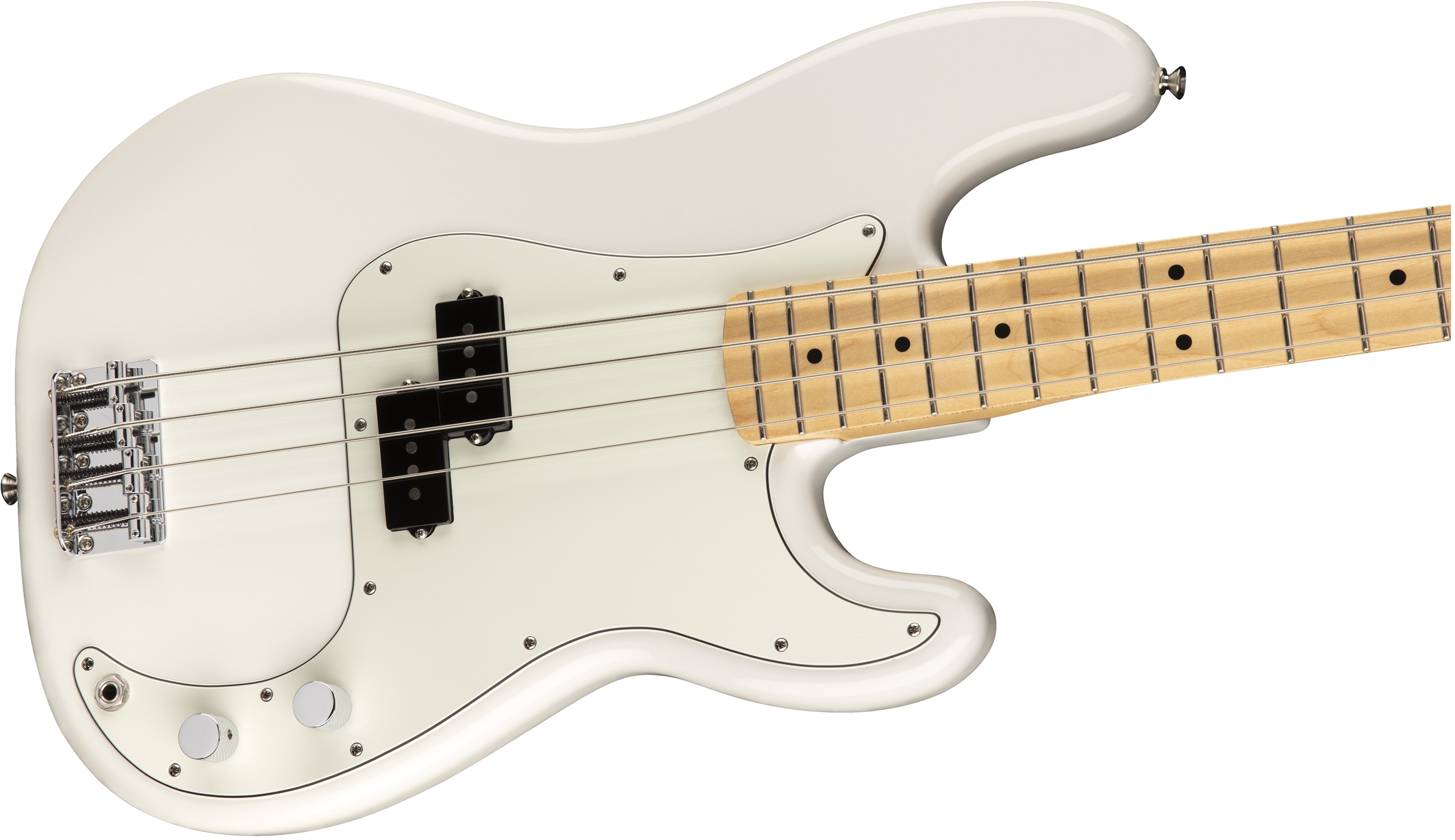 Fender Precision Bass Player Mex Mn - Polar White - Bajo eléctrico de cuerpo sólido - Variation 3