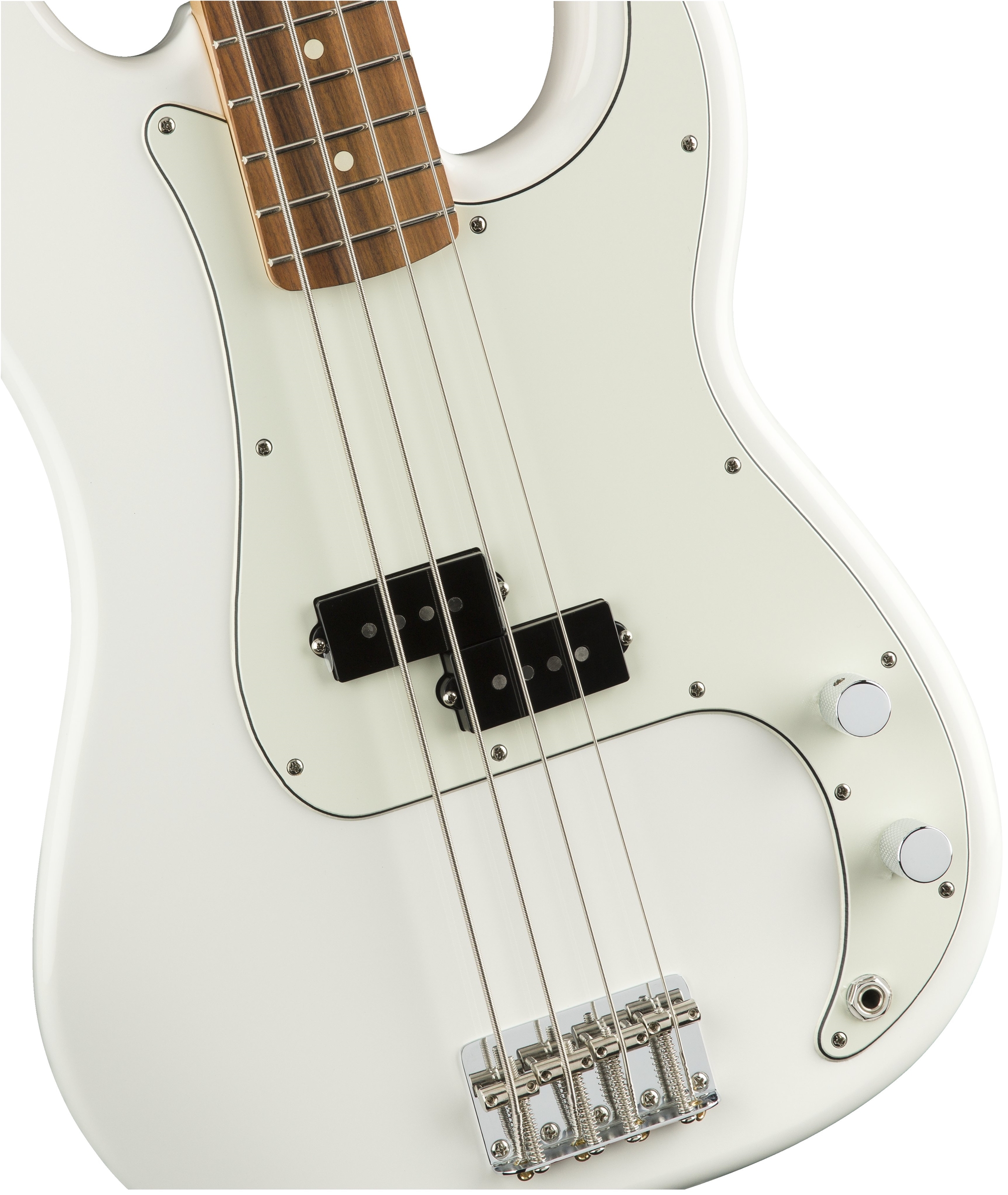 Fender Precision Bass Player Mex Pf - Polar White - Bajo eléctrico de cuerpo sólido - Variation 2