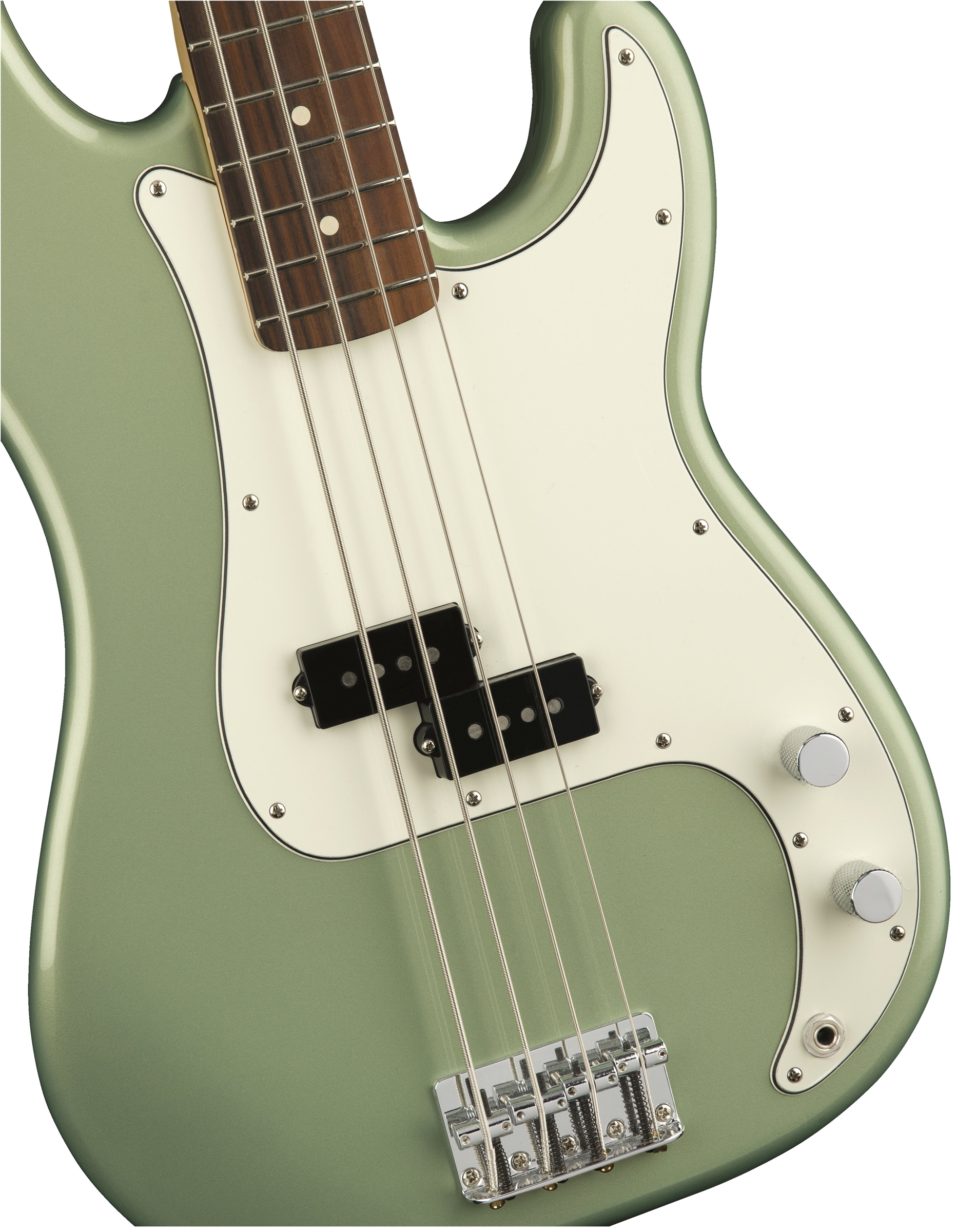 Fender Precision Bass Player Mex Pf - Sage Green Metallic - Bajo eléctrico de cuerpo sólido - Variation 2