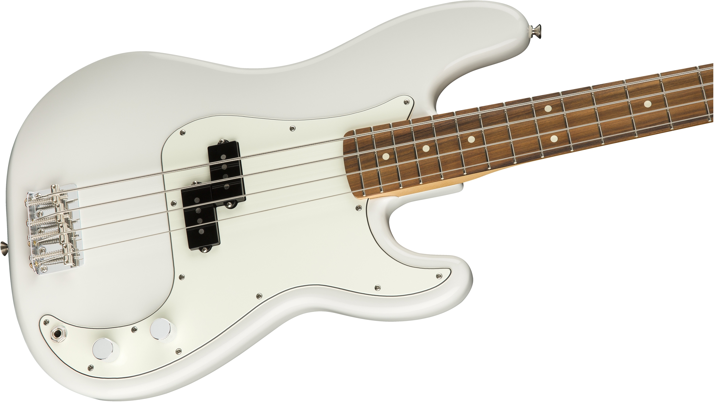 Fender Precision Bass Player Mex Pf - Polar White - Bajo eléctrico de cuerpo sólido - Variation 3
