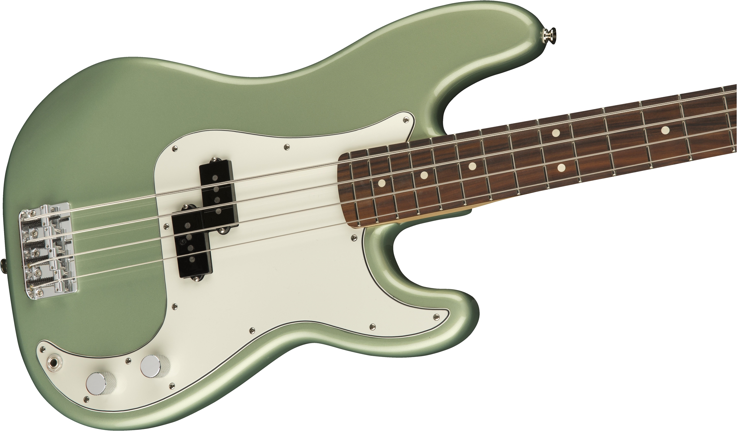 Fender Precision Bass Player Mex Pf - Sage Green Metallic - Bajo eléctrico de cuerpo sólido - Variation 3