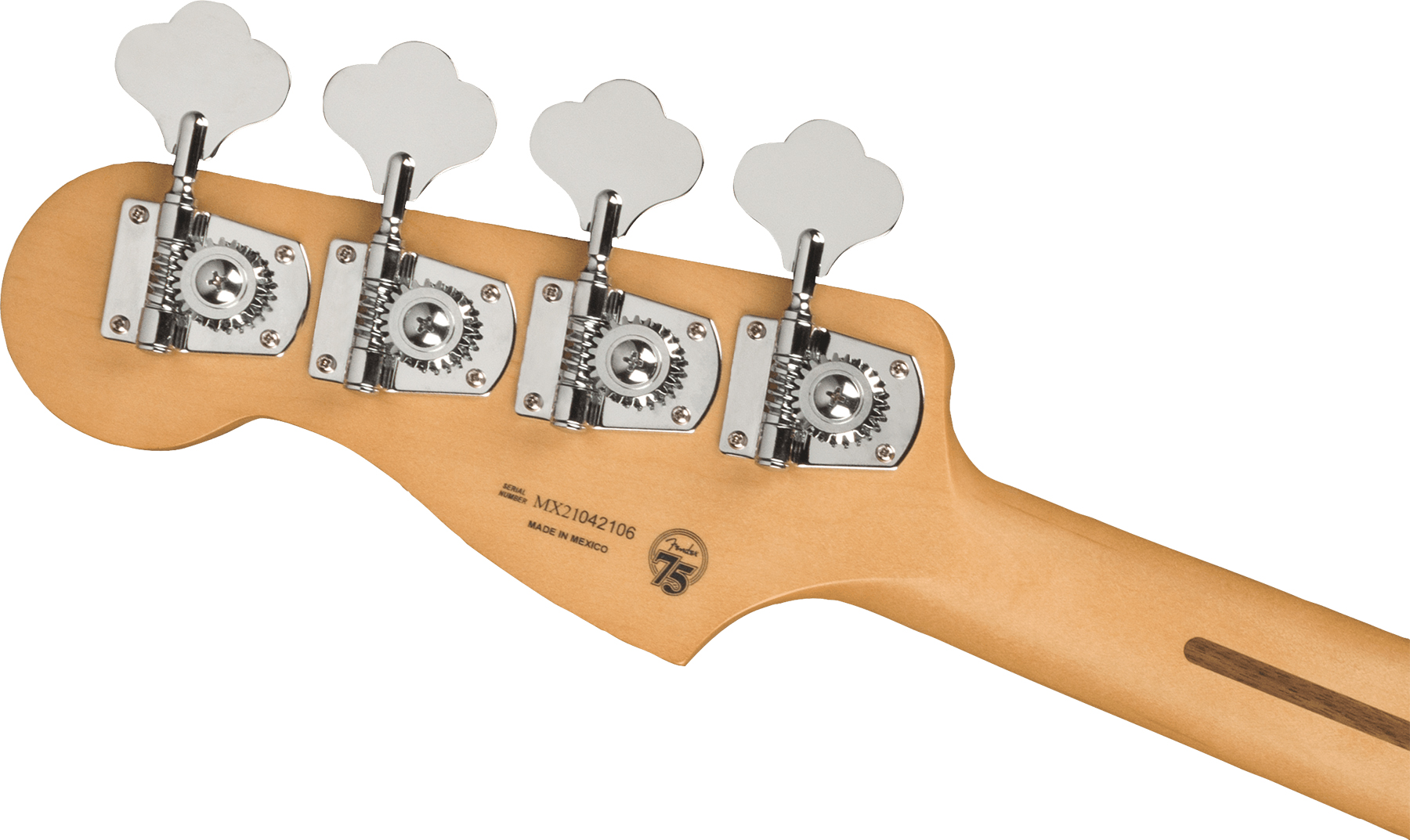 Fender Precision Bass Player Plus Gaucher Mex Active Pf - Olympic Pearl - Bajo eléctrico de cuerpo sólido - Variation 3