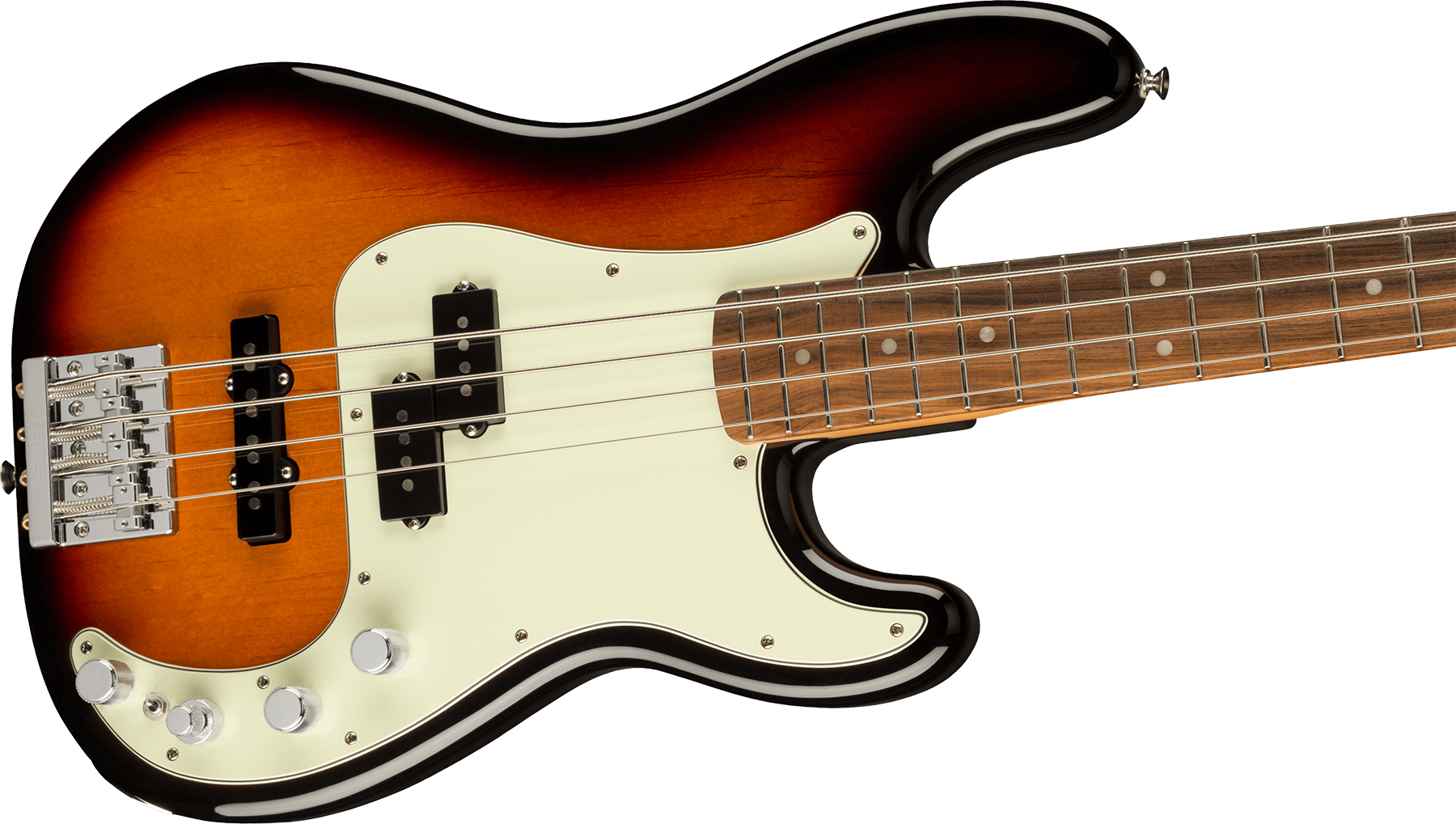 Fender Precision Bass Player Plus Lh Mex Gaucher Active Pf - 3-color Sunburst - Bajo eléctrico de cuerpo sólido - Variation 2