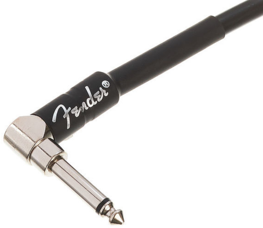 Fender Professional Instrument Cable Droit/coude 25ft Black - Cable - Variation 1