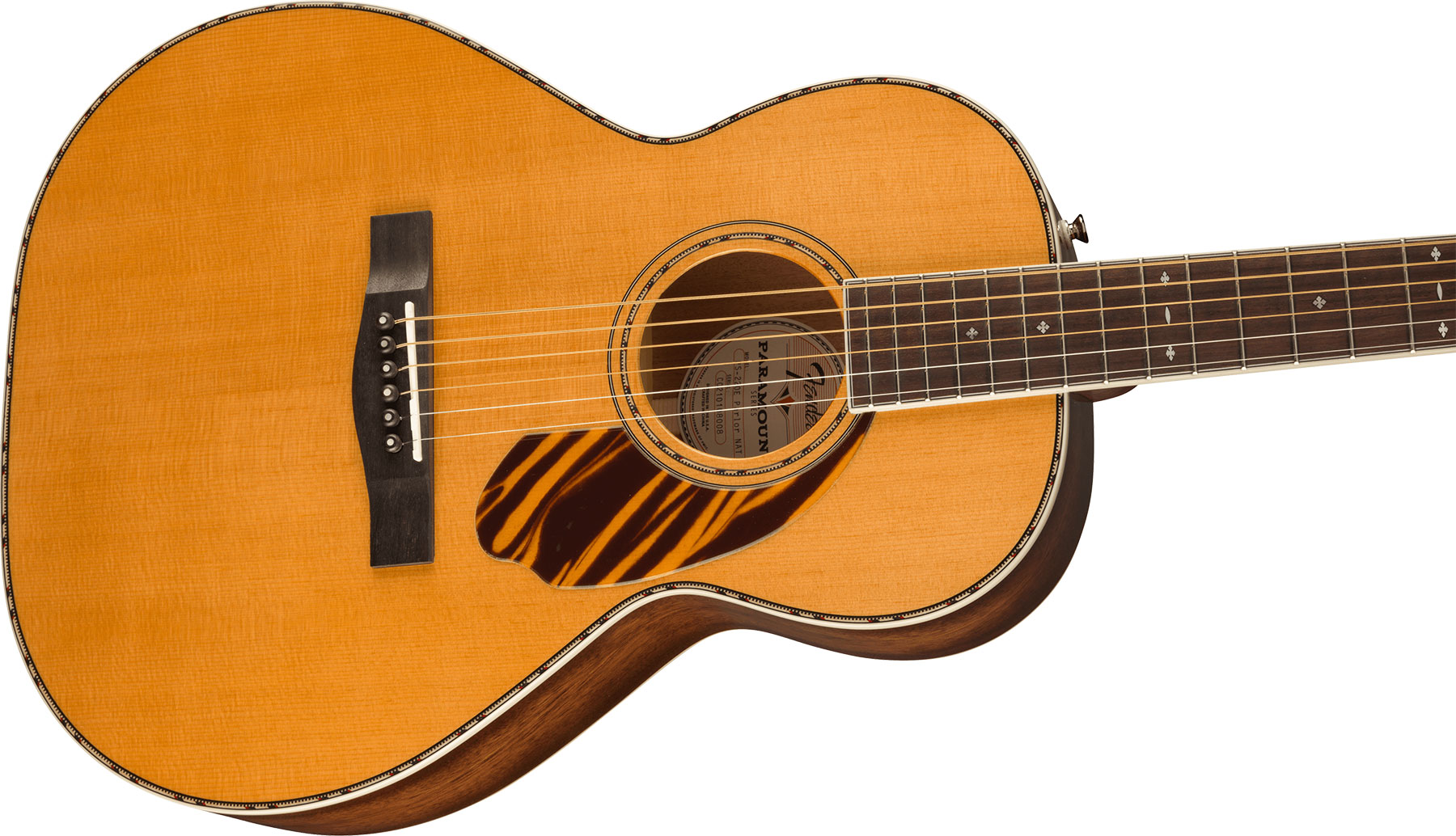 Fender Ps-220e Paramount Parlor Epicea Acajou Ova - Natural - Guitarra electro acustica - Variation 2