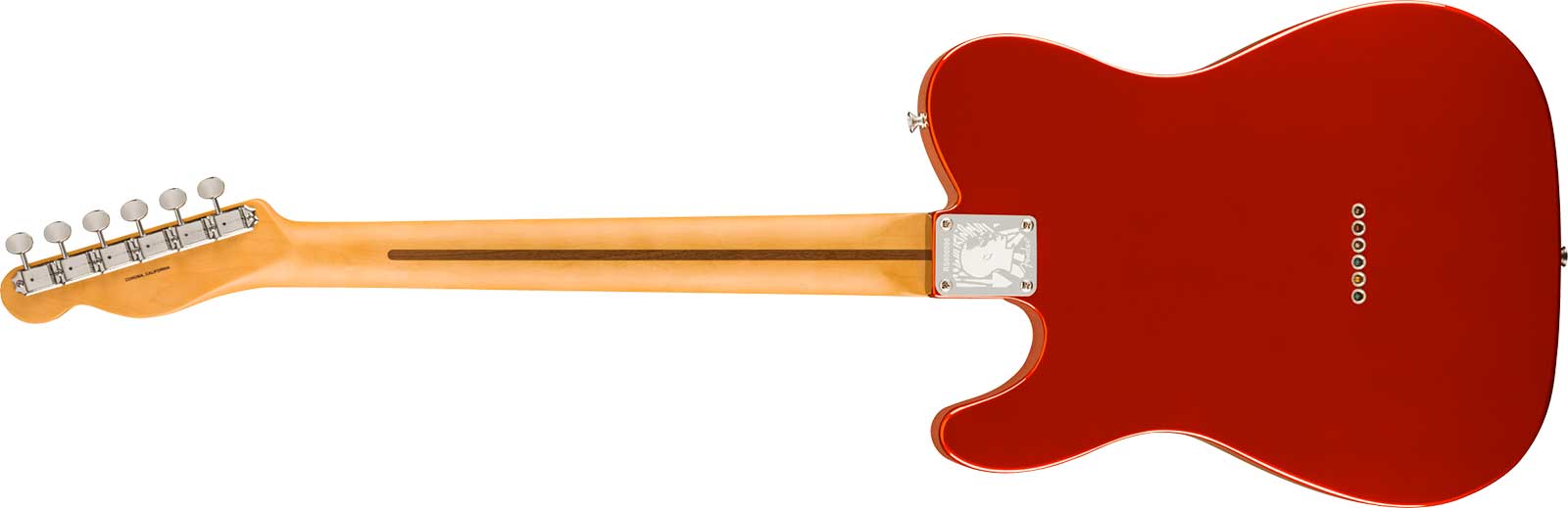 Fender Rafael Saadiq Tele Ltd Signature Usa 2s Ht Rw - Dark Metallic Red - Guitarra eléctrica de autor - Variation 1