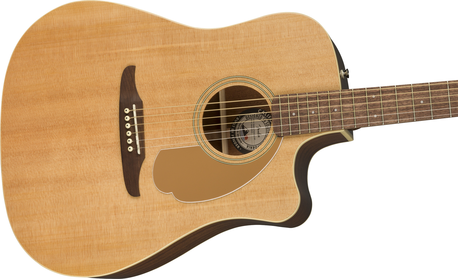 Fender Redondo California Player Dreadnought Cw Epicea Acajou Wal - Natural - Guitarra electro acustica - Variation 2