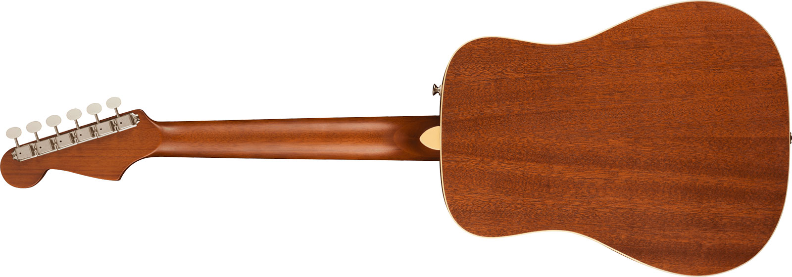 Fender Redondo Mini All Mahogany California Ltd Dreadnought 1/2 Tout Acajou Noy - Natural Satin - Guitarra acústica de viaje - Variation 1
