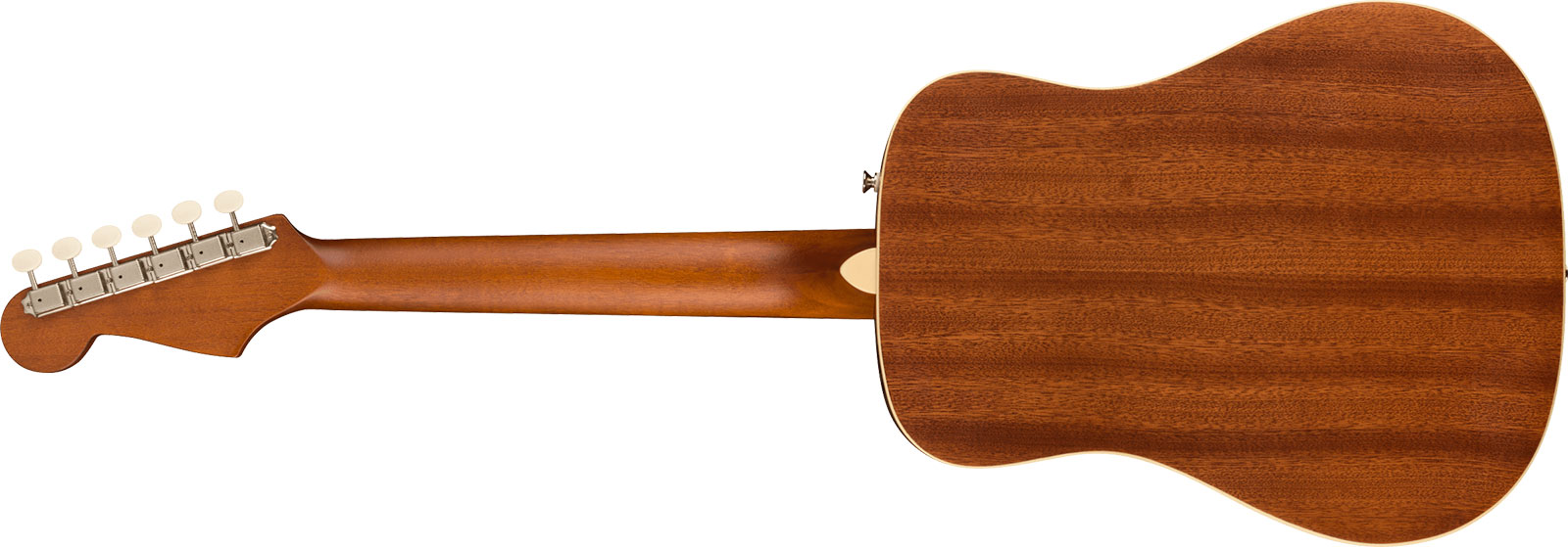 Fender Redondo Mini California Ltd Dreadnought 1/2 Epicea Acajou Noy - Black Top - Guitarra acústica de viaje - Variation 1