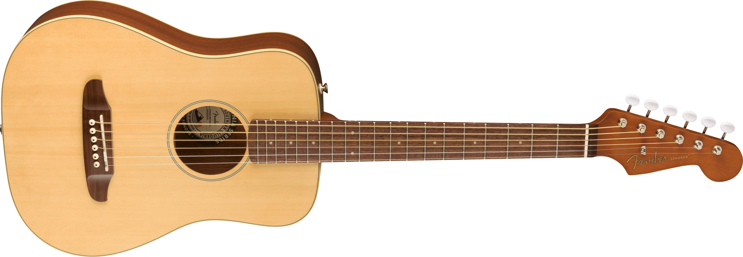 Fender Redondo Mini Dreadnought Epicea Acajou Pf - Naturel - Guitarra acústica de viaje - Variation 2