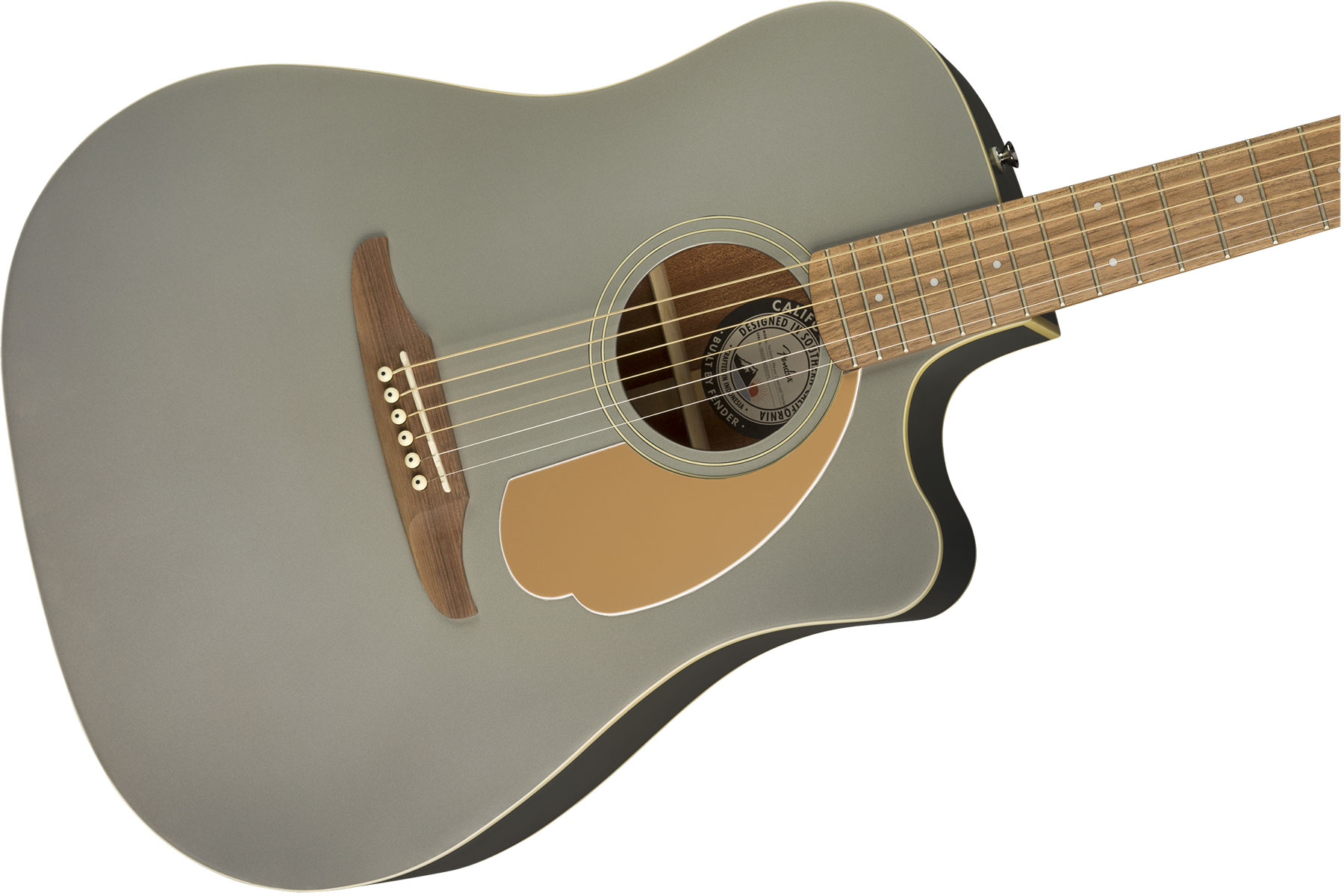Fender Redondo Player California Dreadnought Cw Epicea Acajou Wal - Slate Satin - Guitarra electro acustica - Variation 2