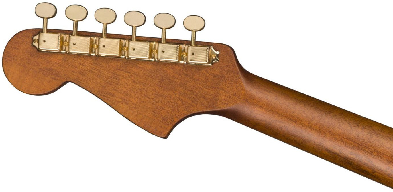 Fender Redondo Player California Ltd Dreadnought Cw Epicea Acajou Wal - Fiesta Red - Guitarra acústica & electro - Variation 2