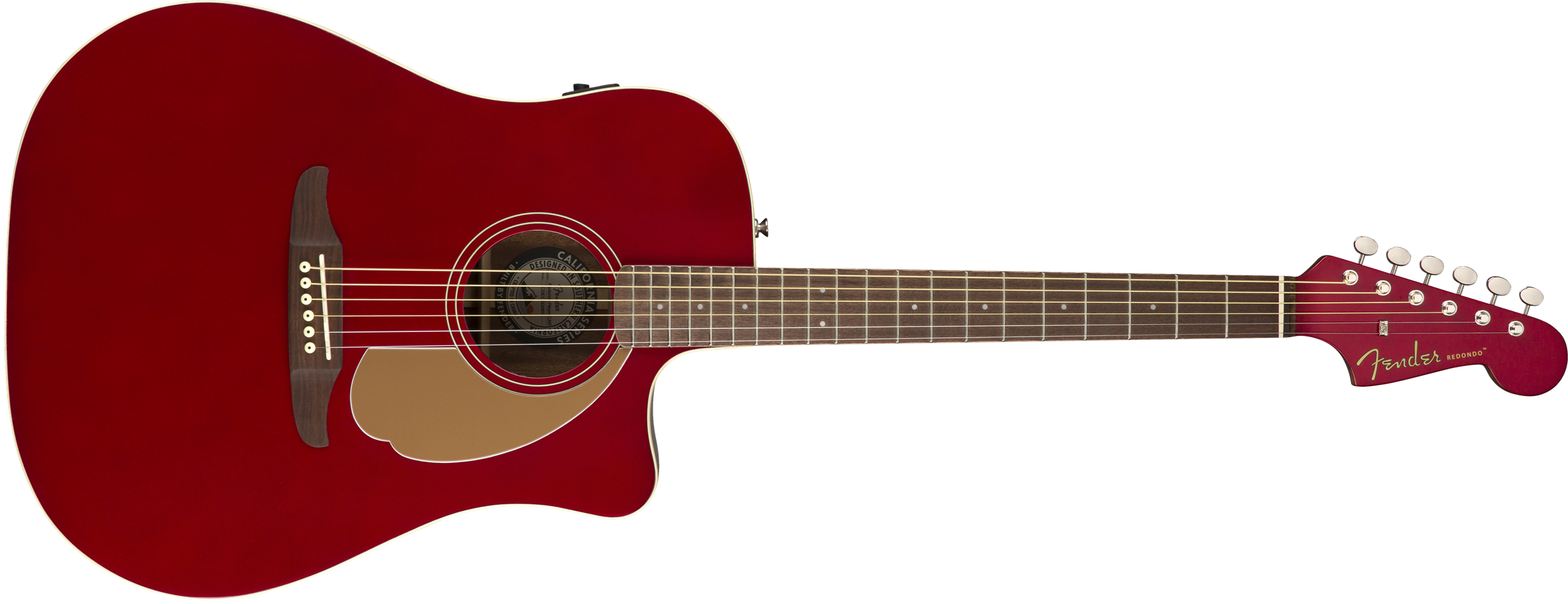 Fender Redondo Player - Candy Apple Red - Guitarra acústica & electro - Variation 1