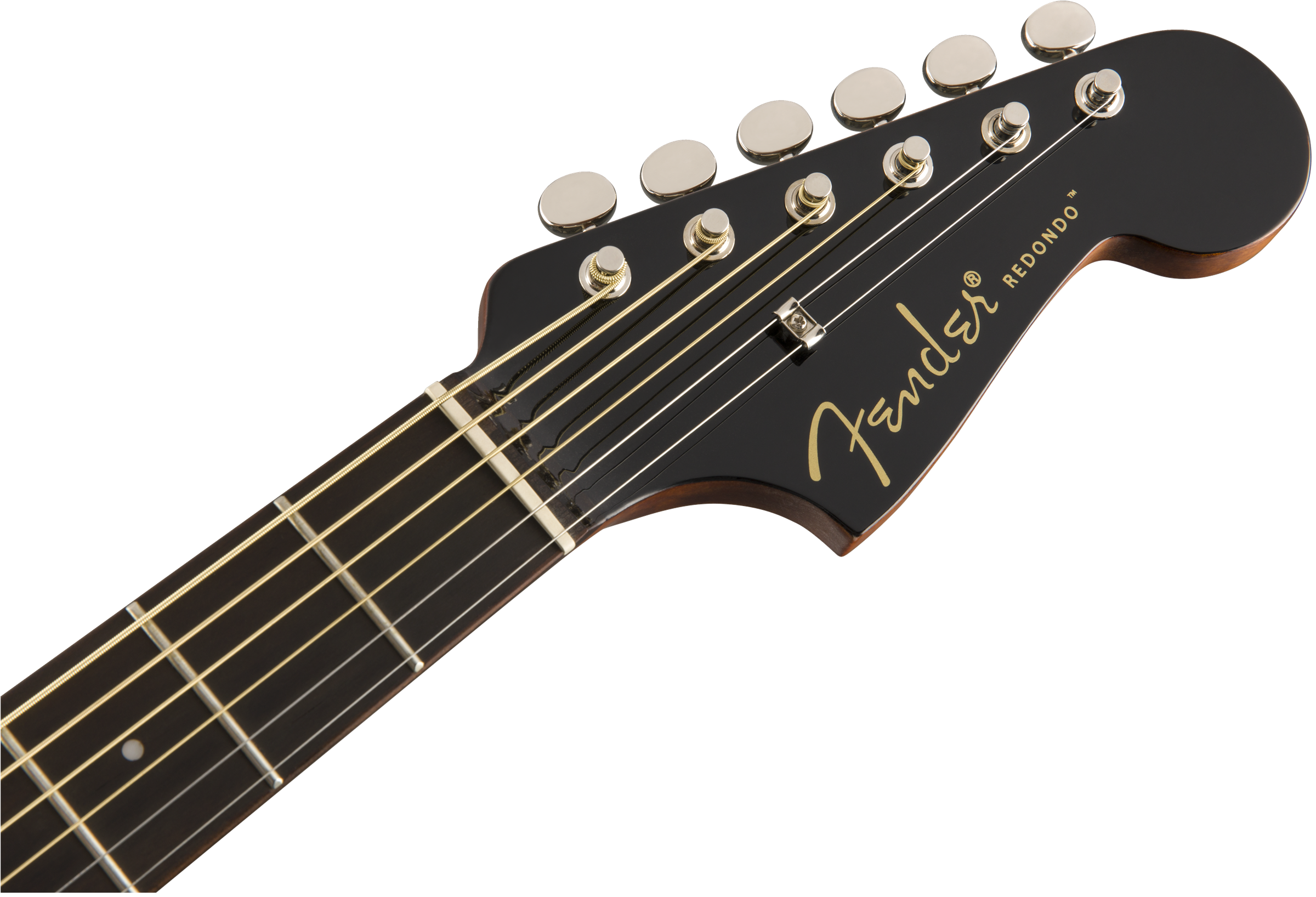 Fender Redondo California Player Dreadnought Cw Epicea Acajou Pau - Jetty Black - Guitarra electro acustica - Variation 3