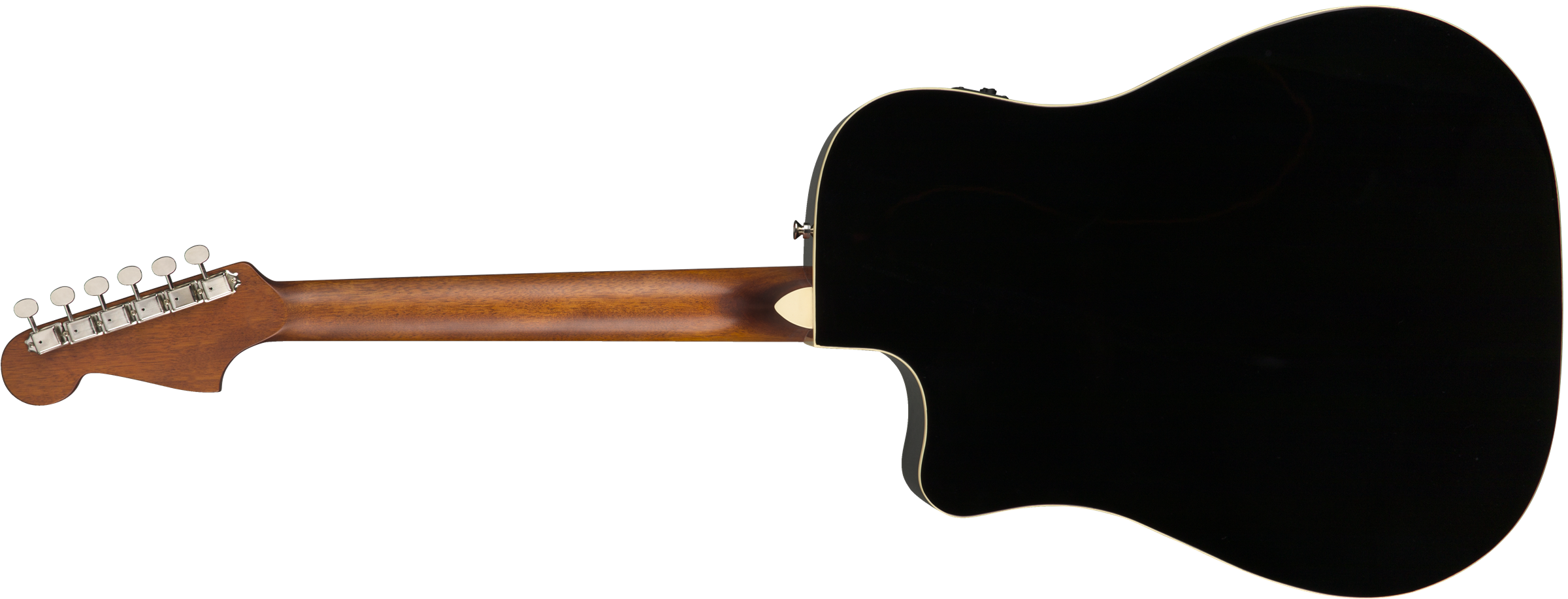 Fender Redondo California Player Dreadnought Cw Epicea Acajou Pau - Jetty Black - Guitarra electro acustica - Variation 6