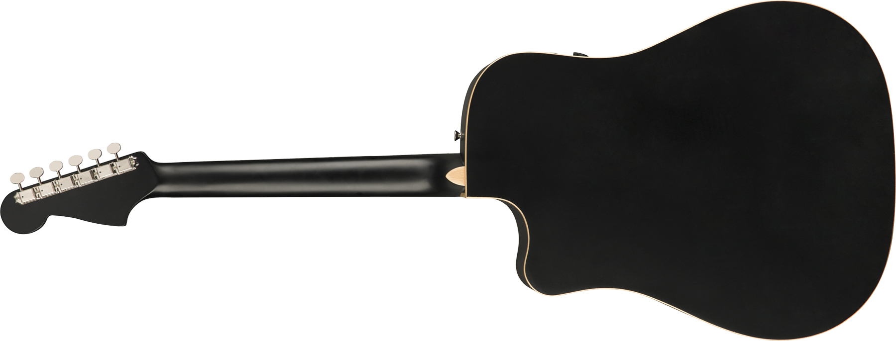 Fender Redondo Special California Dreadnought  Cw Epicea Acajou Pf +housse - Matte Black - Guitarra electro acustica - Variation 1