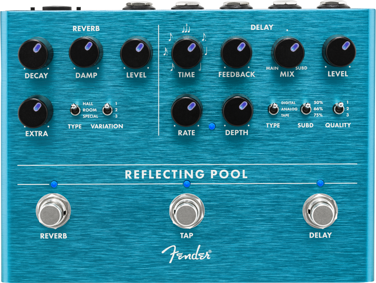 Fender Reflecting Pool Delay Reverb - Pedal de reverb / delay / eco - Variation 1