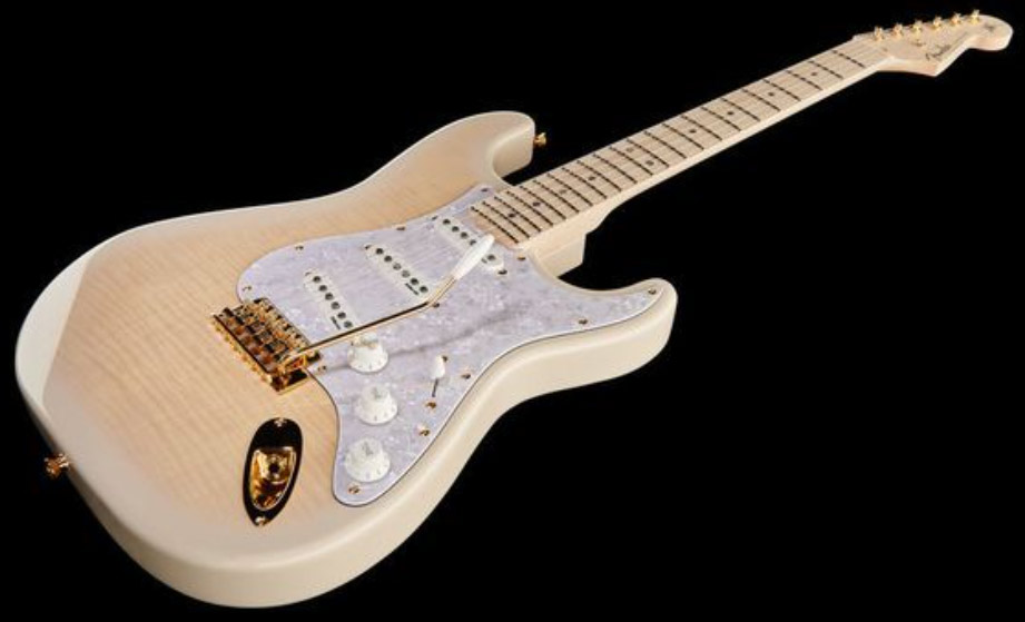 Fender Richie Kotzen Strat Jap Signature 3s Dimarzio Trem Mn - Transparent White Burst - Guitarra eléctrica con forma de str. - Variation 2
