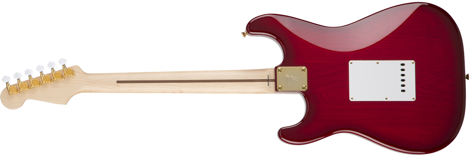 Fender Richie Kotzen Strat Japan Ltd 3s Mn - Transparent Red Burst - Guitarra eléctrica con forma de str. - Variation 4