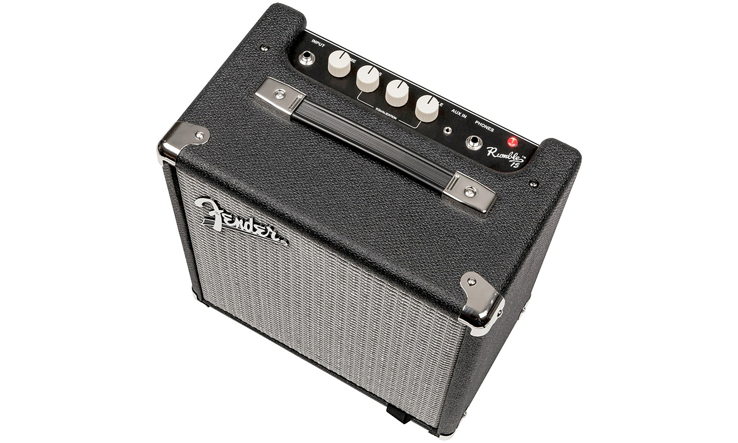 Fender Rumble 15 V3 2014 15w 1x8 Black Silver - Combo amplificador para bajo - Variation 1