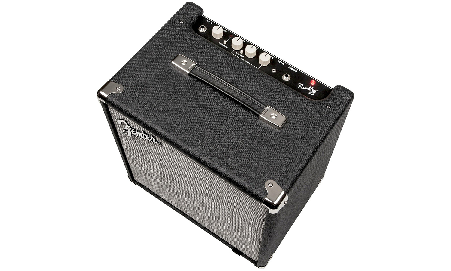Fender Rumble 25 V3 2014 25w 1x8 Black Silver - Combo amplificador para bajo - Variation 1