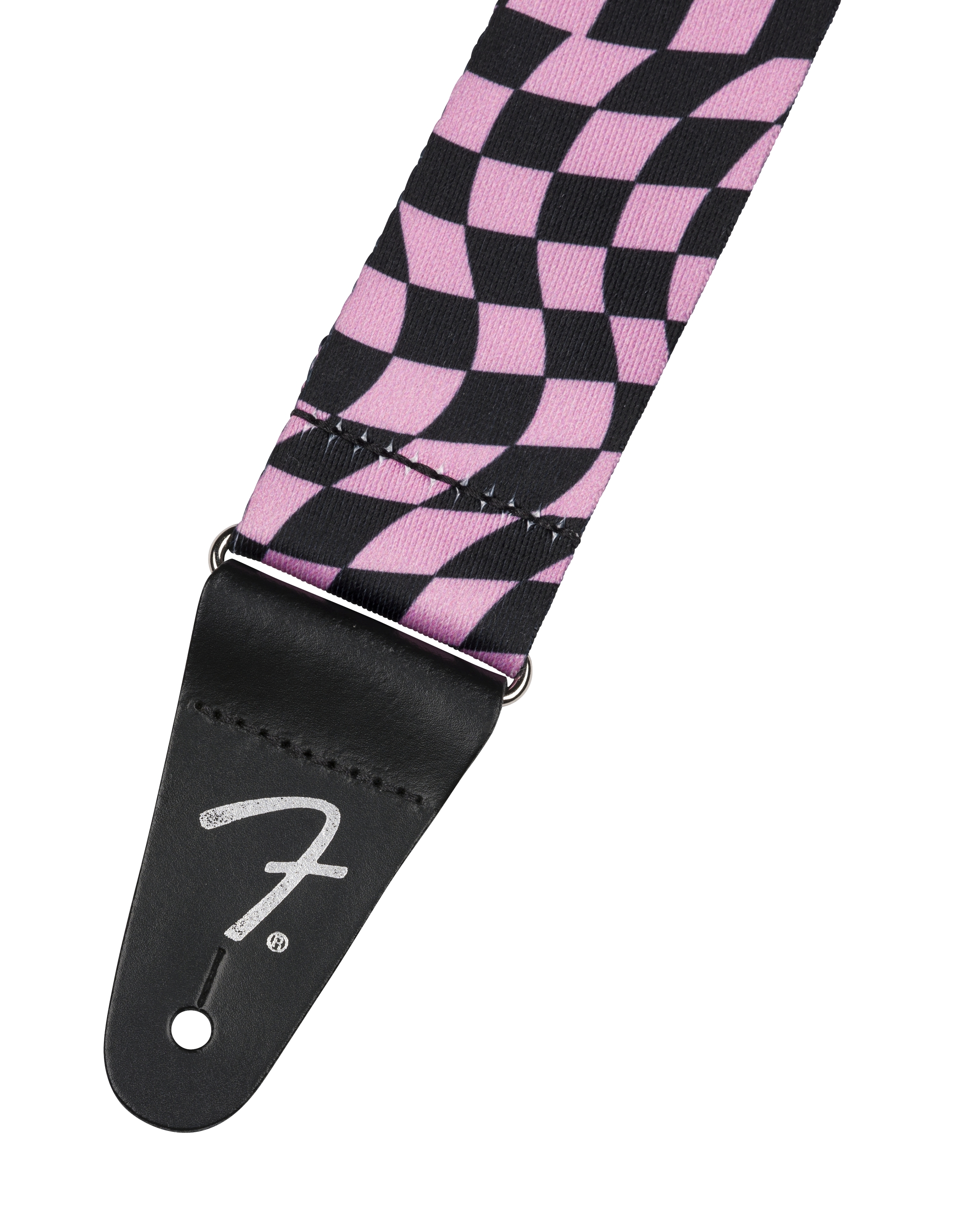 Fender Sangle Poly À Damier OndulÉe Pnk - Correa - Variation 1