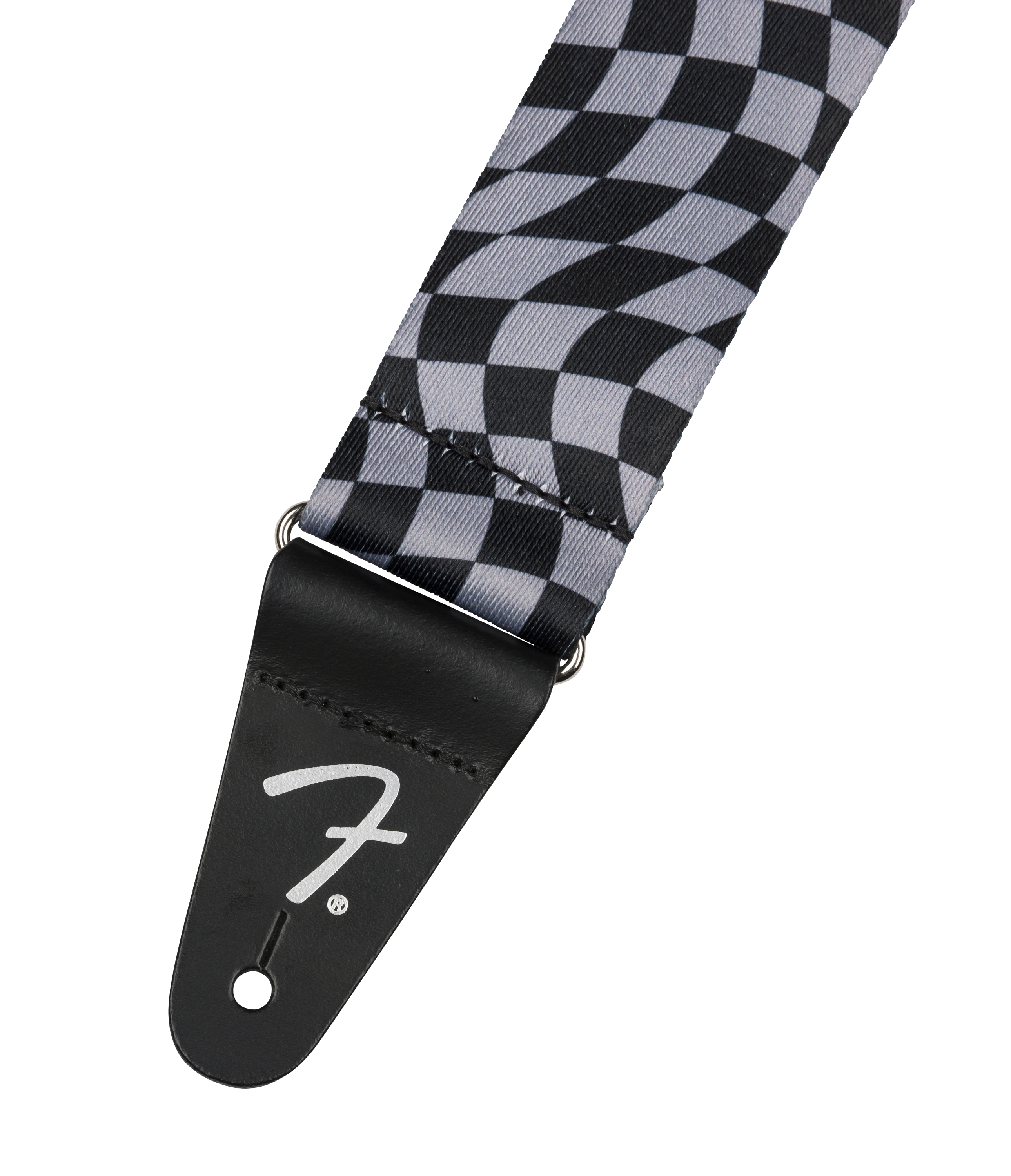 Fender Sangle Poly Wavy Checker Gris - Correa - Variation 1